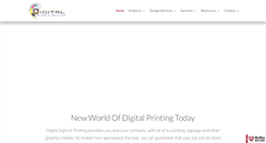 Desktop Screenshot of digitalsignsandprinting.com